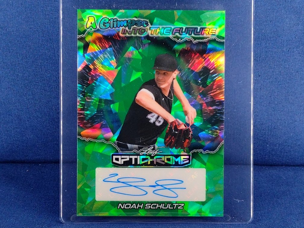 2025 Leaf Optichrome #FA-NS1 Noah Schultz auto 4/6