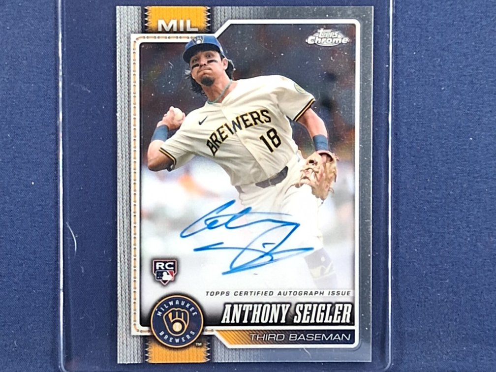 2026 Topps Chrome #RA-AS Anthony Seigler RC auto