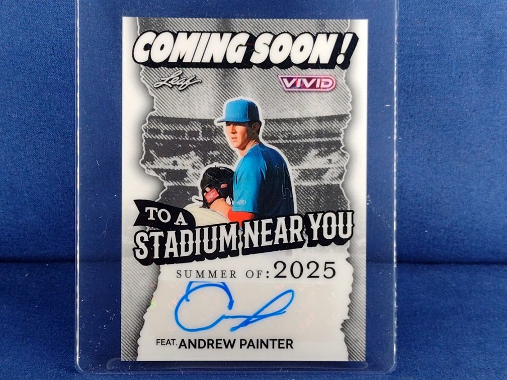 2025 Leaf Vivid #CA-AP1 Andrew Painter auto 1/5