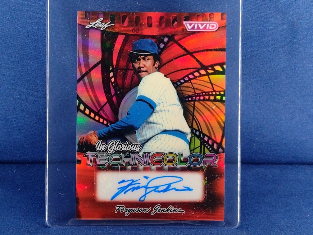 2025 Leaf Vivid #GA-FJ1 Ferguson Jenkins auto 2/2