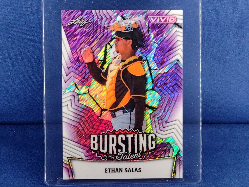 2025 Leaf Vivid #TB-66 Ethan Salas 1/1