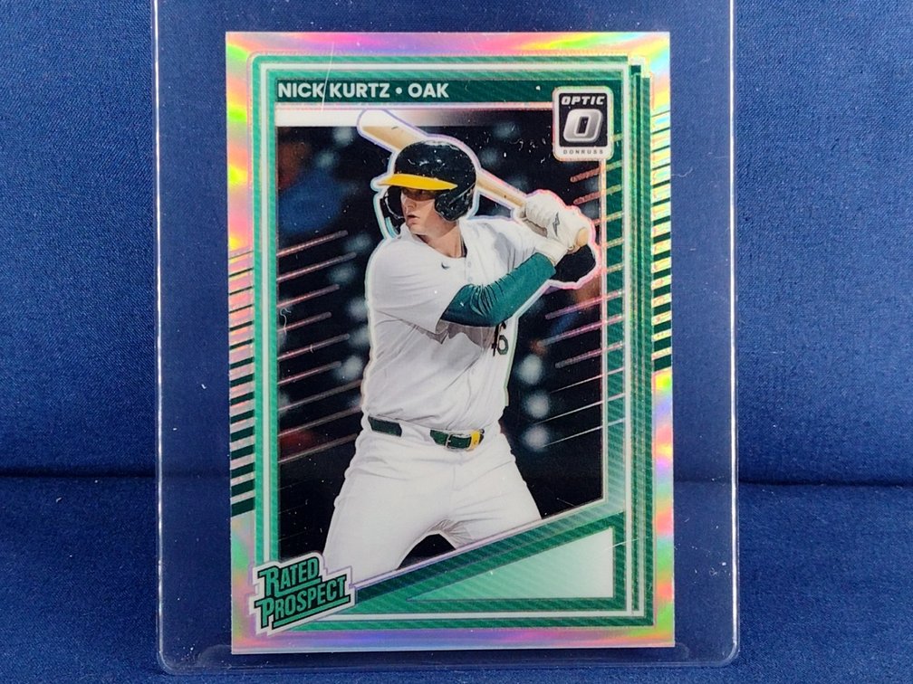 2025 Panini Donruss #154 Nick Kurtz - Optic prizm