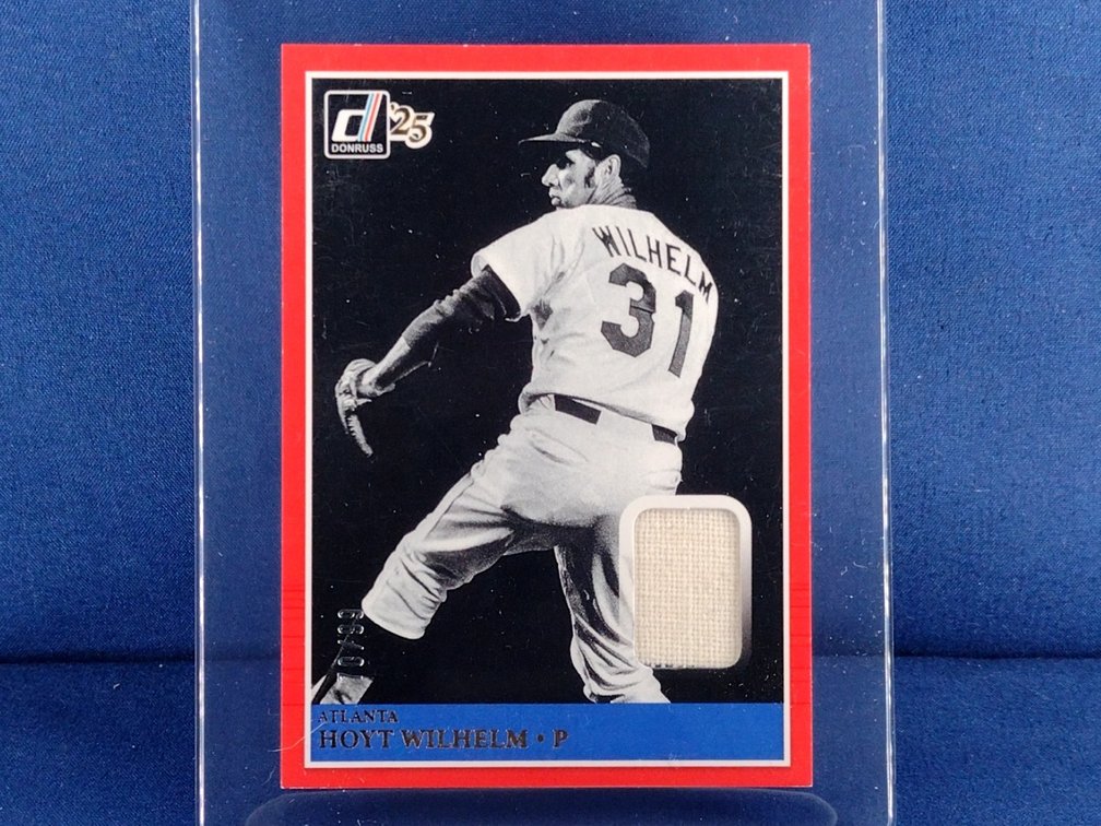 2025 Panini Donruss #MAT-HA Hoyt Wilhelm relic 70/99