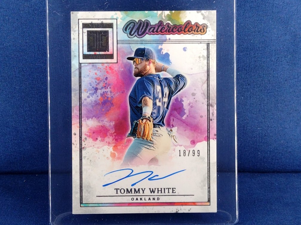 2025 Panini Impeccable #WCS-TW Tommy White "Watercolor" auto 18/99