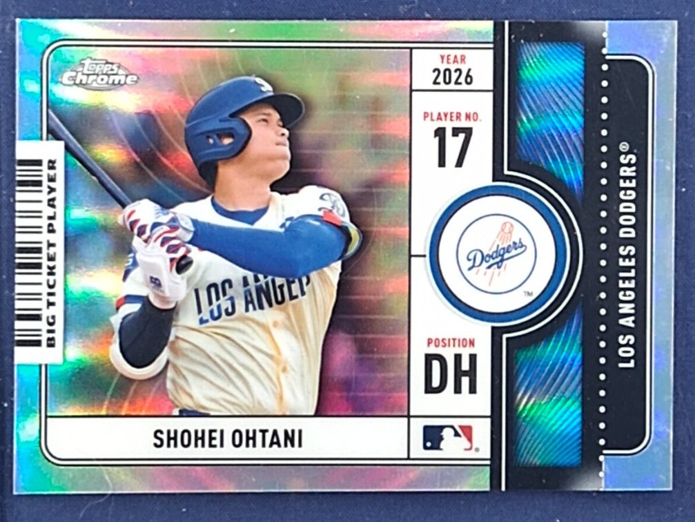 2026 Topps Chrome #BTP-3 Shohei Ohtani "Big Time Players" refractor