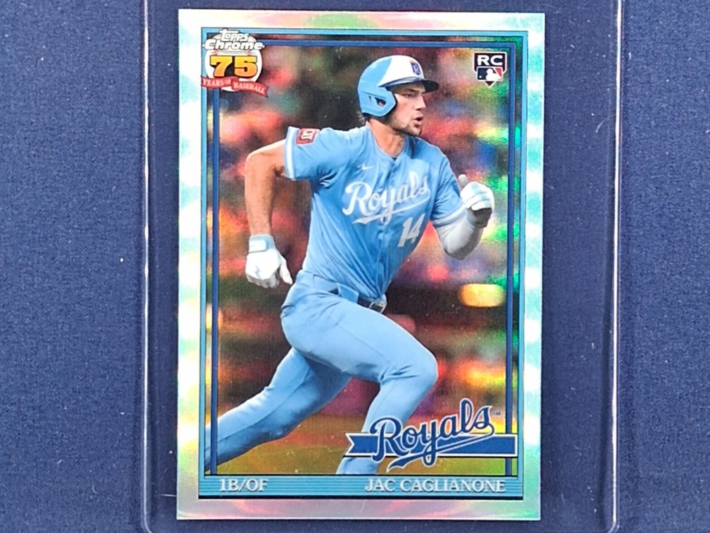 2026 Topps Chrome #91CB-20 Jac Caglianone RC "1991 throwback" refractor