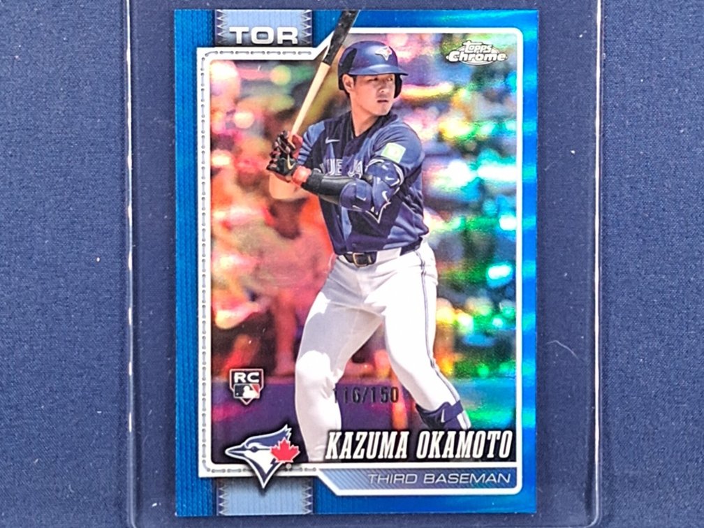2026 Topps Chrome #78 Kazuma Okamoto RC - 116/150