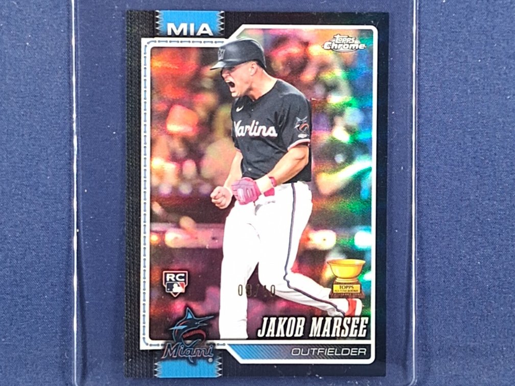 2026 Topps Chrome #261 Jakob Marsee RC 8/10