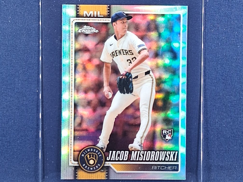 2026 Topps Chrome #196 Jacob Misiorowski RC refractor