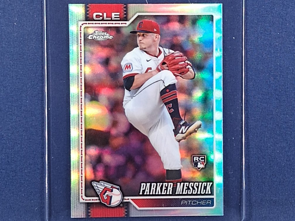 2026 Topps Chrome #184 Parker Messick RC refractor