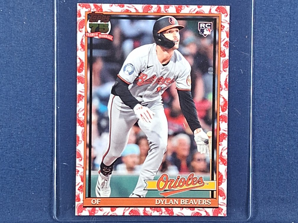 2026 Topps #T91-24 Dylan Beavers RC - "1991 throwback" - koi fish parallel (Japan exclusive)