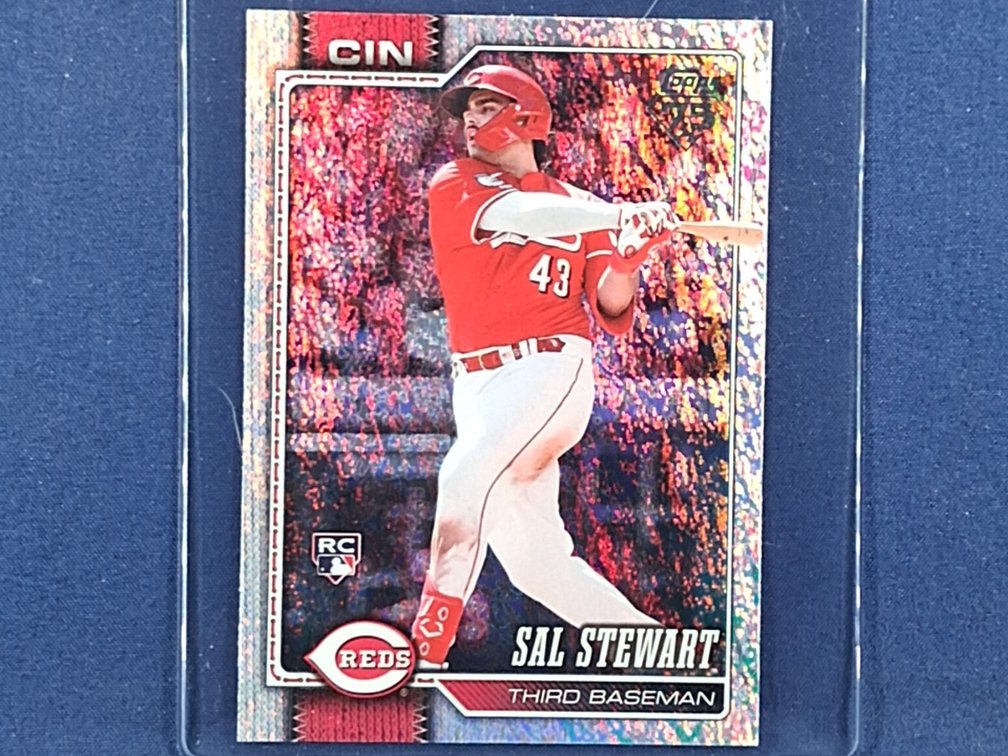 2026 Topps #372 Sal Stewart RC - sandglitter parallel