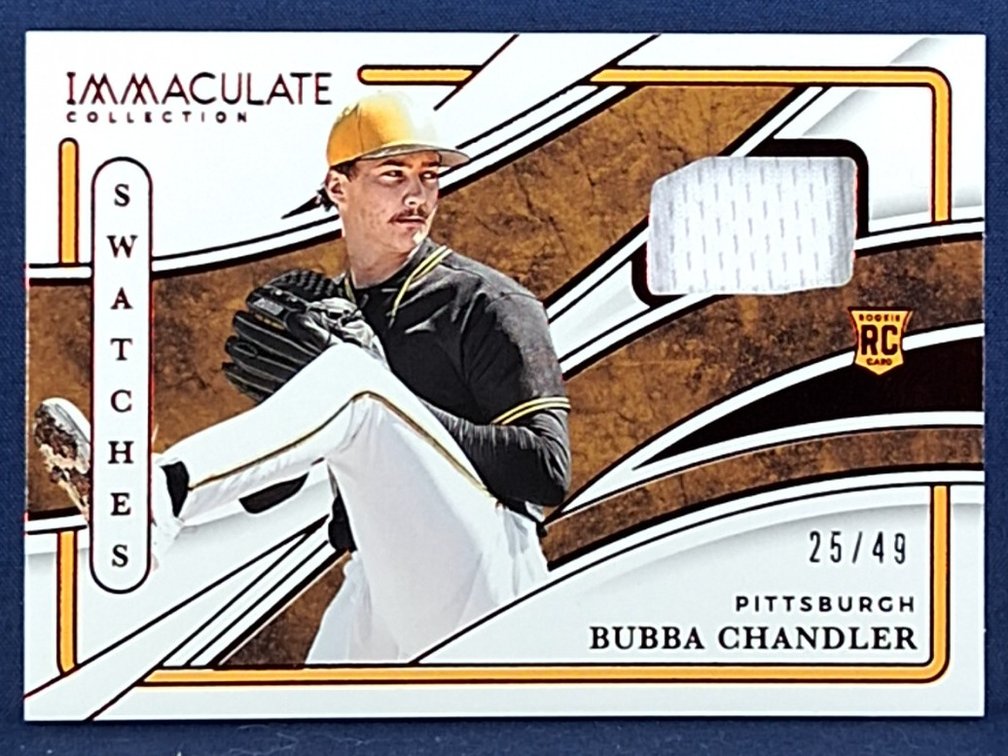 2026 Panini Immaculate Collection #ICS-BC Bubba Chandler RC relic 25/49