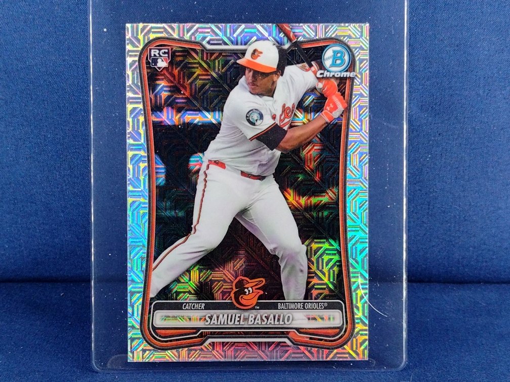 2026 Bowman #93 Samuel Basallo RC - mojo refractor