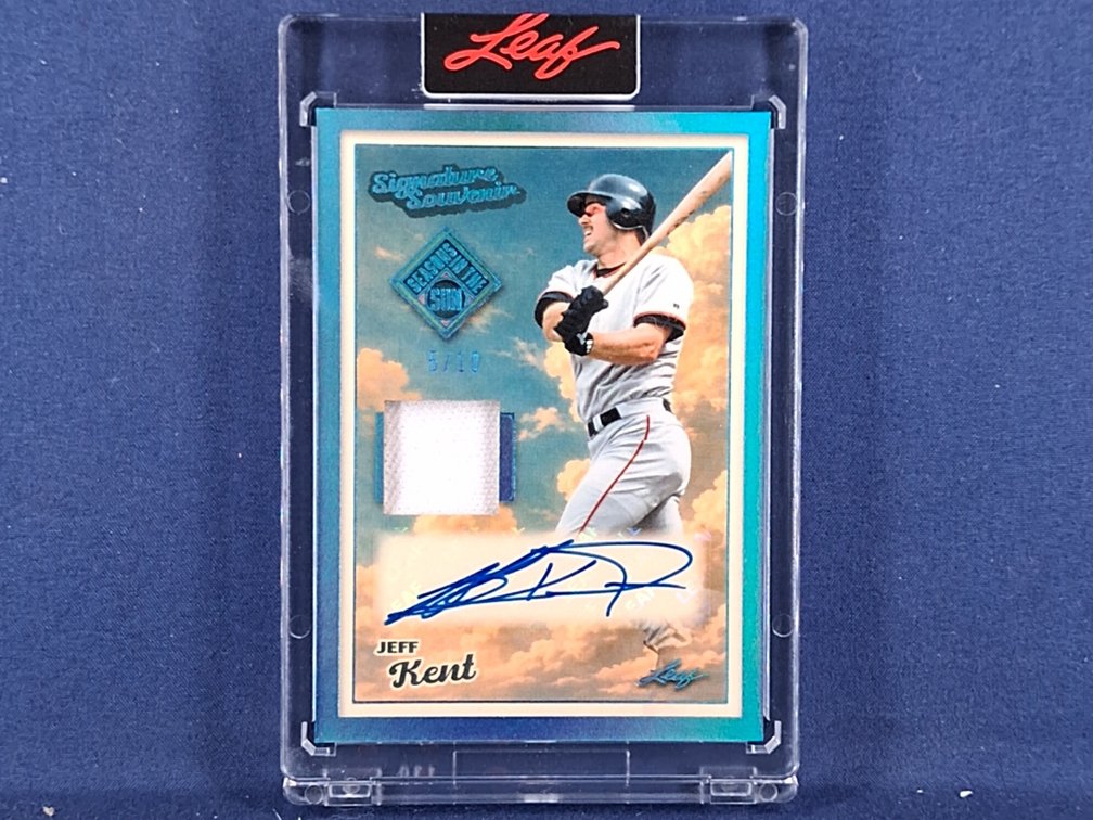 2026 Leaf Seasons in the Sun #SS-JK1 Jeff Kent auto 5/10 - 2026 Hall of Fame - encased by Leaf