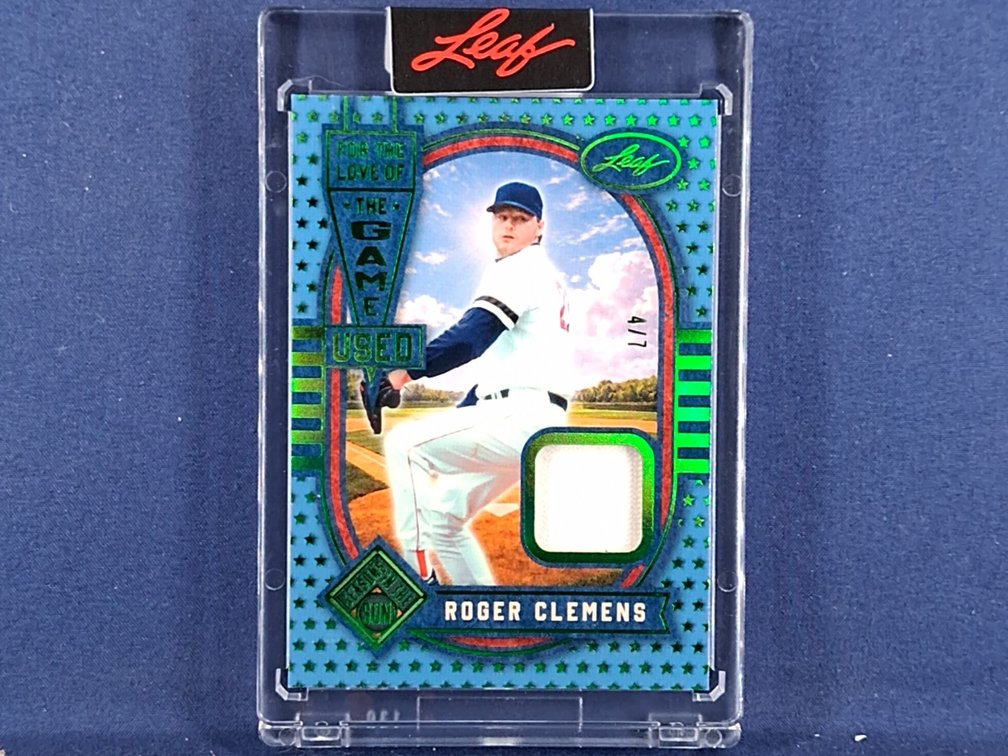 2026 Leaf Seasons in the Sun #FL-34 Roger Clemens relic 4/7 - encased by Leaf