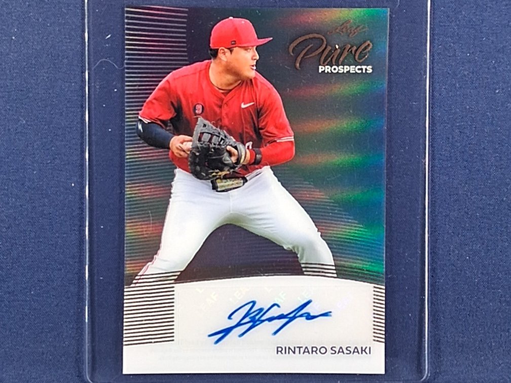 2026 Leaf #PP-RS1 Rintaro Sasaki "Pure Prospects" auto