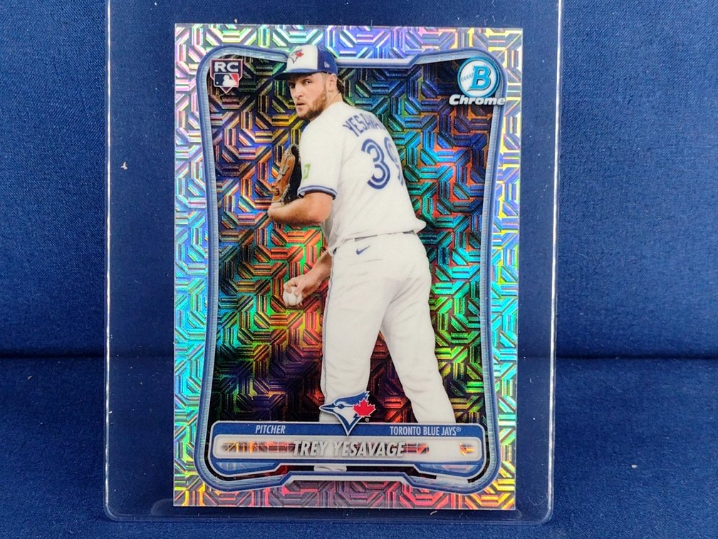 2026 Bowman Chrome #93 Trey Yesavage RC - mojo refractor