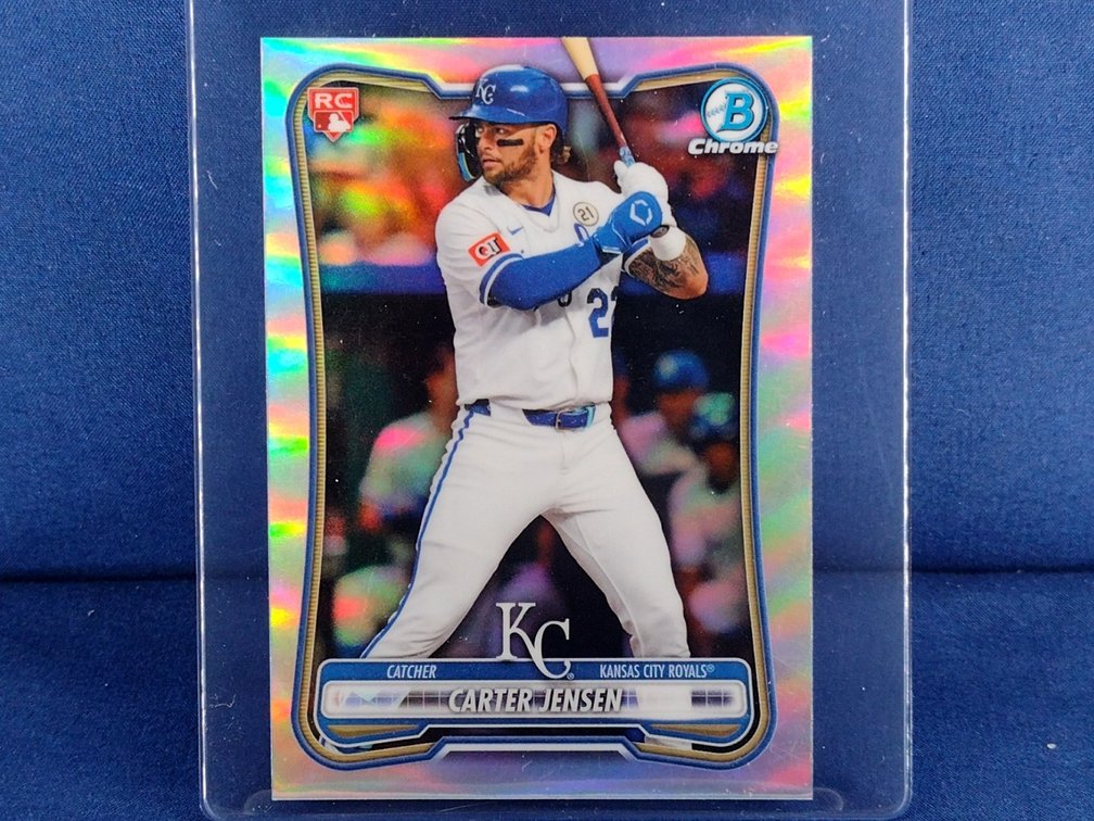 2026 Bowman Chrome #95 Carter Jensen RC - Red RC refractor - buyback eligible