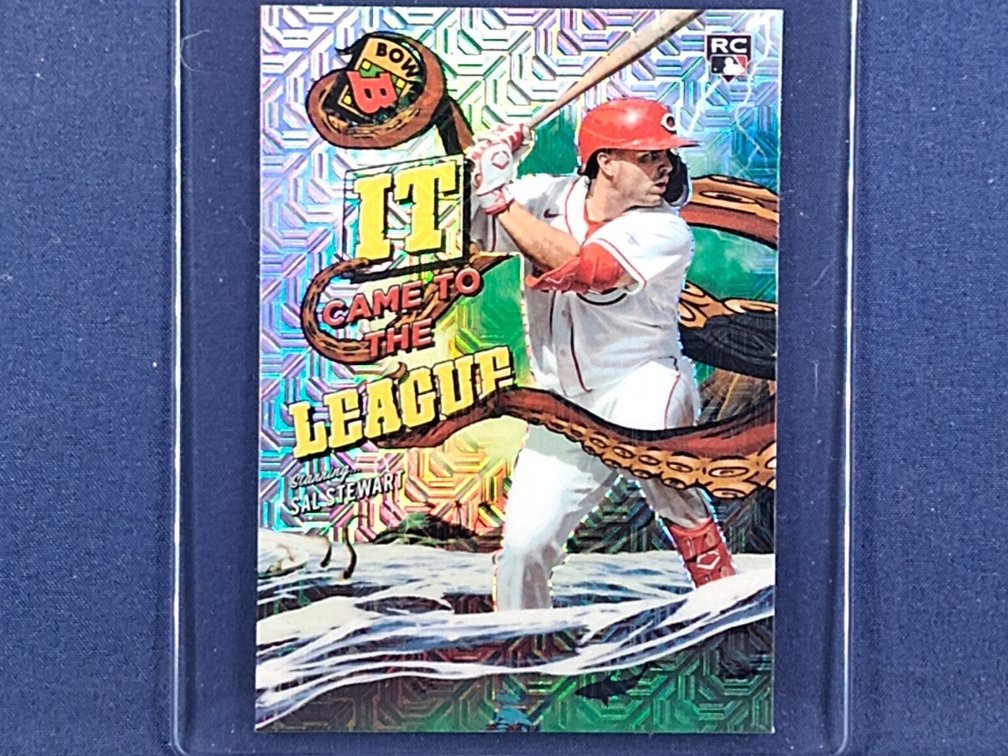 2026 Bowman Chrome #IT-16 Sal Stewart RC - "It Came to the League" mojo refractor
