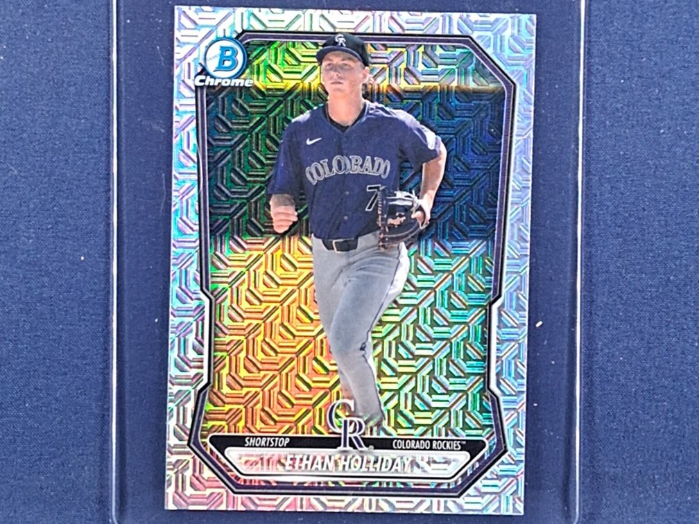 2026 Bowman chrome #BCP-209 Ethan Holliday - mojo refractor