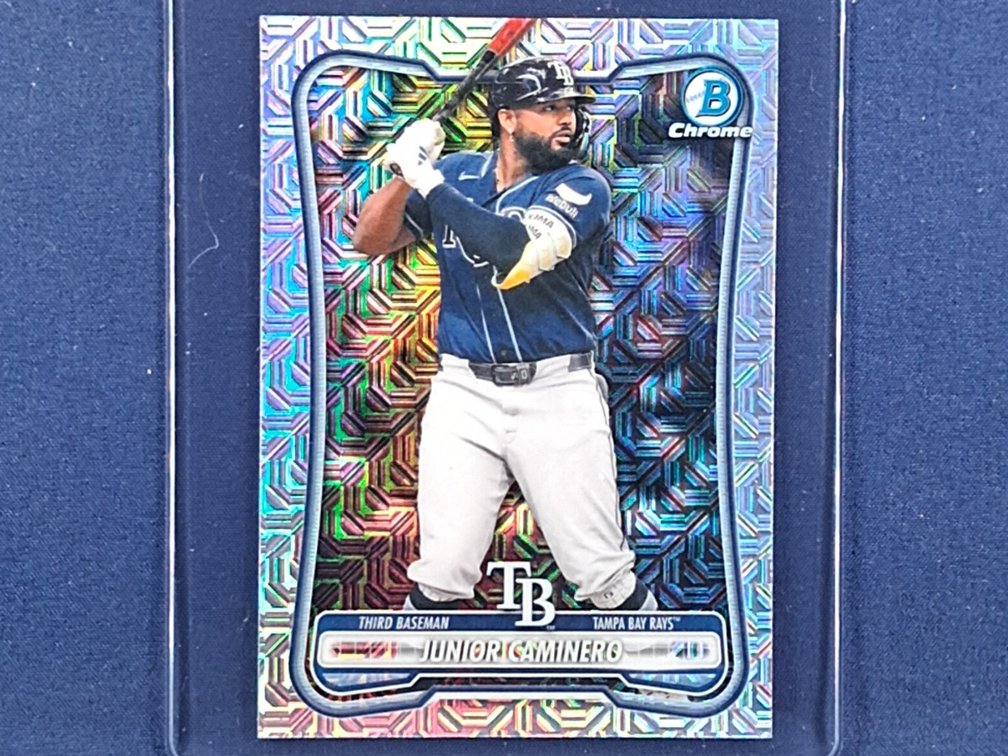 2026 Bowman Chrome #98 Junior Caminero - mojo refractor