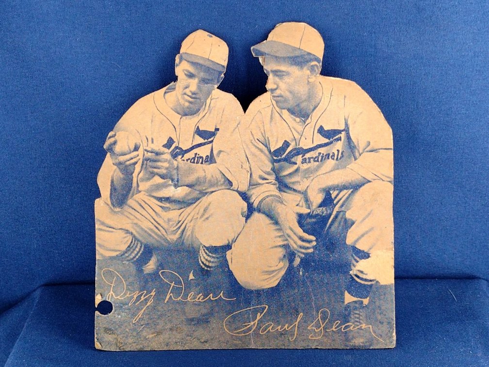1935 Wheaties Series One Dizzy Dean Paul Dean - St. Louis Cardinals (trimmed)