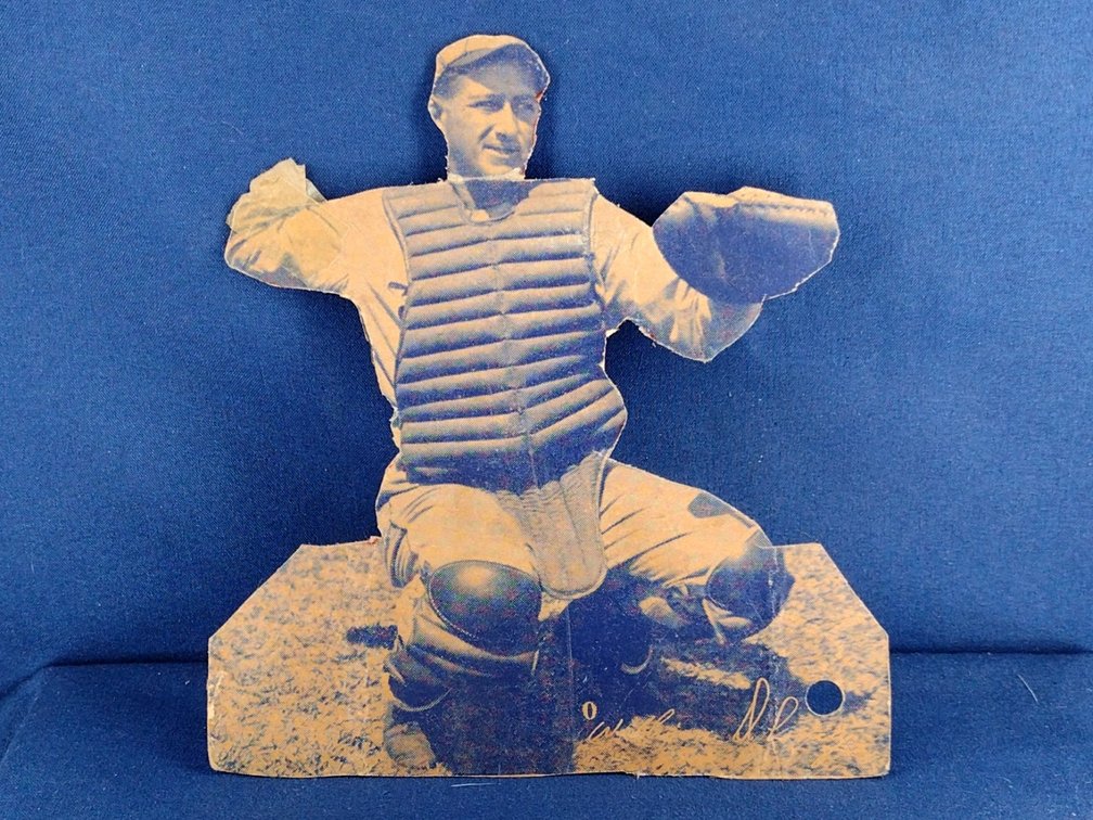 1935 Wheaties Series One Bill Delancey - St. Louis Cardinals (trimmed)