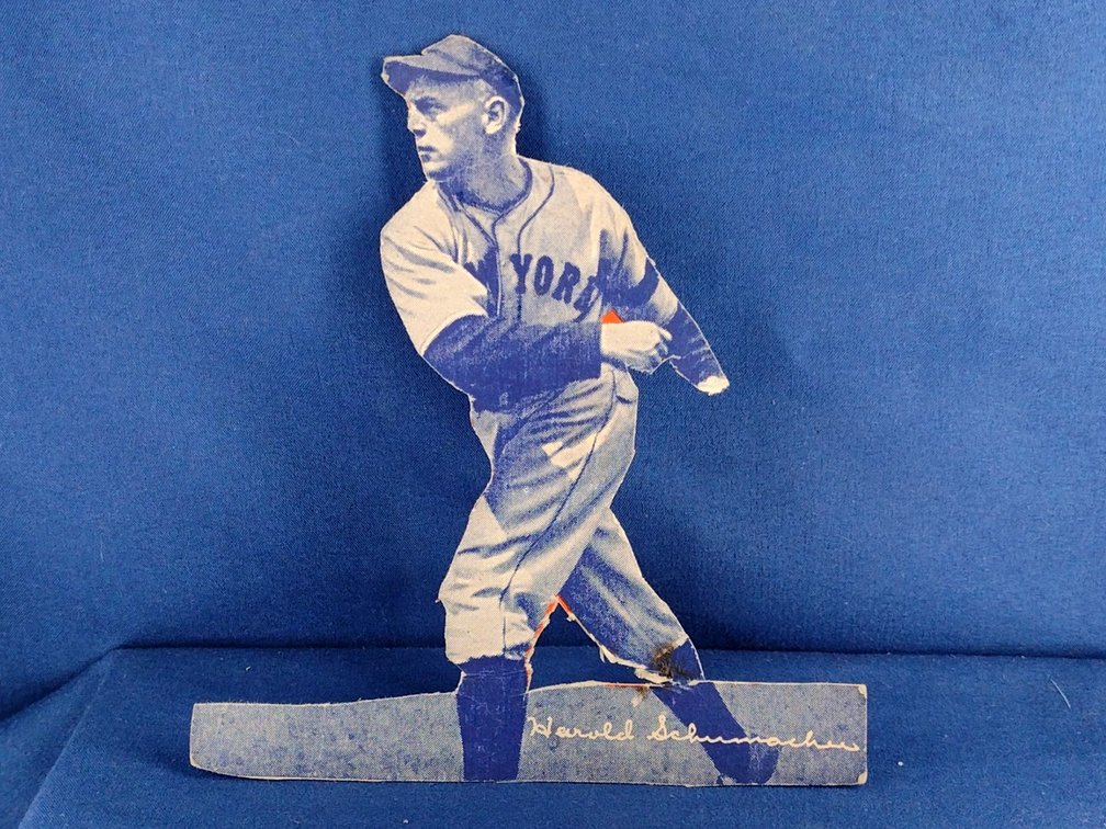 1935 Wheaties Series One Harold Hal Schmacher - New York Giants (trimmed)