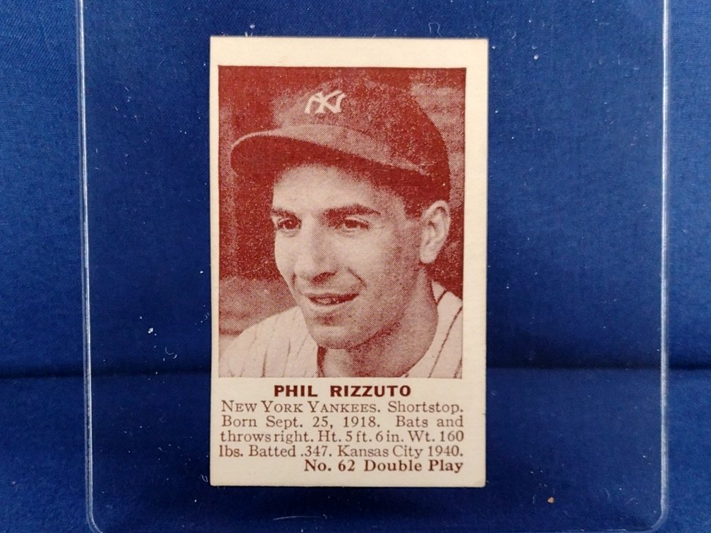 1941 Double Play #62 Phil Rizzuto ROOKIE CARD - New York Yankees (Single)
