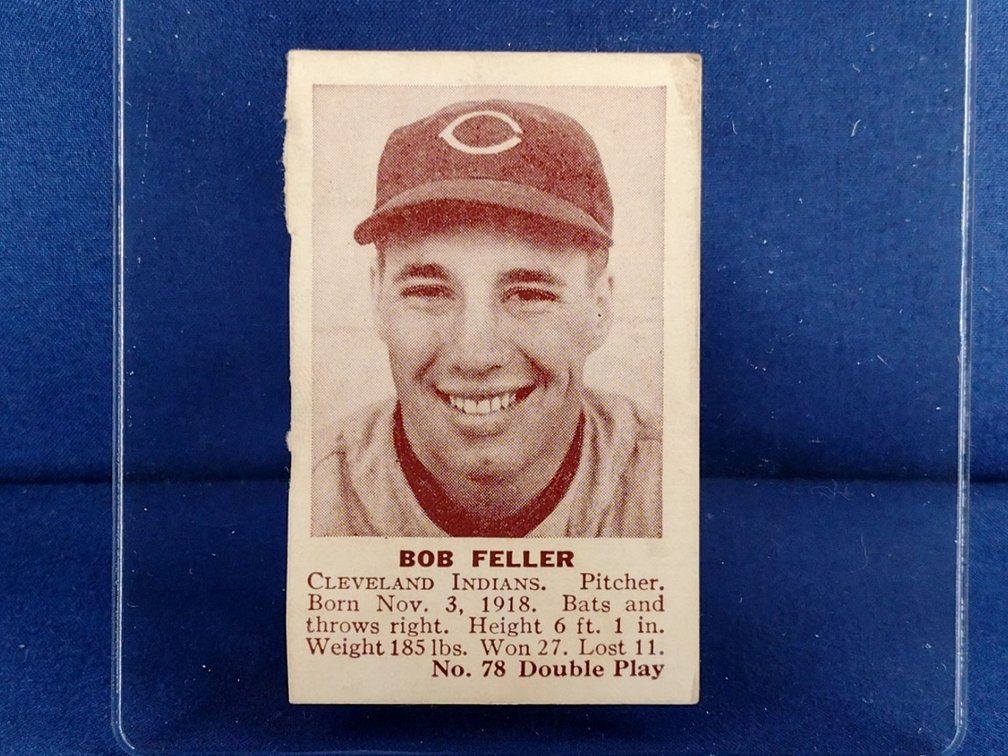 1941 Double Play #78 Bob Feller - Cleveland Indians (Single)