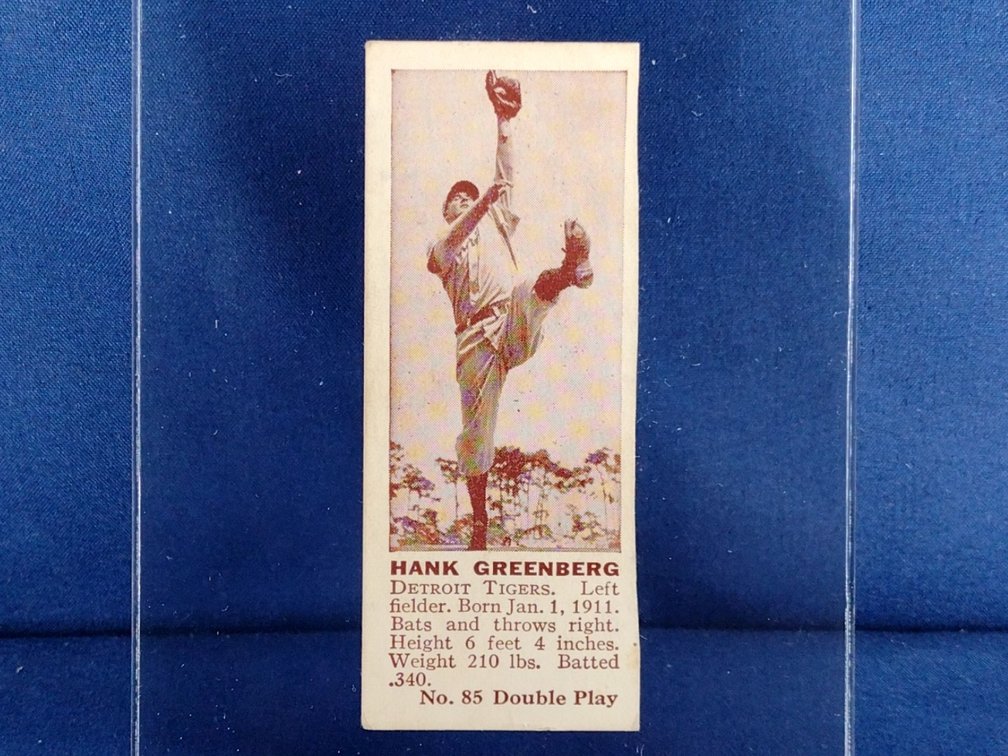1941 Double Play #85 Hank Greenberg - Detroit Tigers (Single)