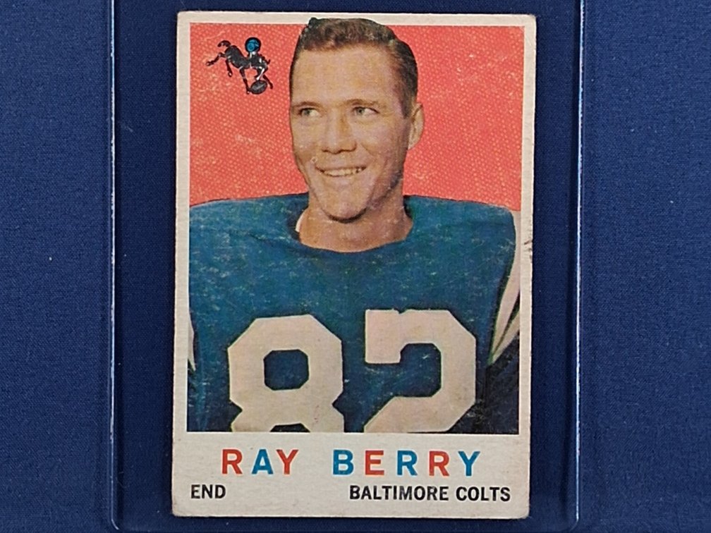 1959 Topps #55 Ray Berry - Baltimore Colts SMU Southern Methodist Mustangs Raymond