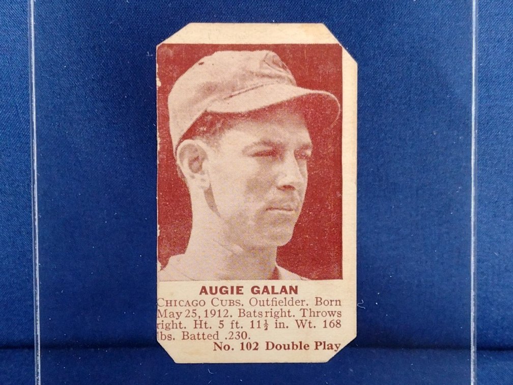 1941 Double Play #102 Augie Galan - Chicago Cubs Brooklyn Dodgers August (Single)