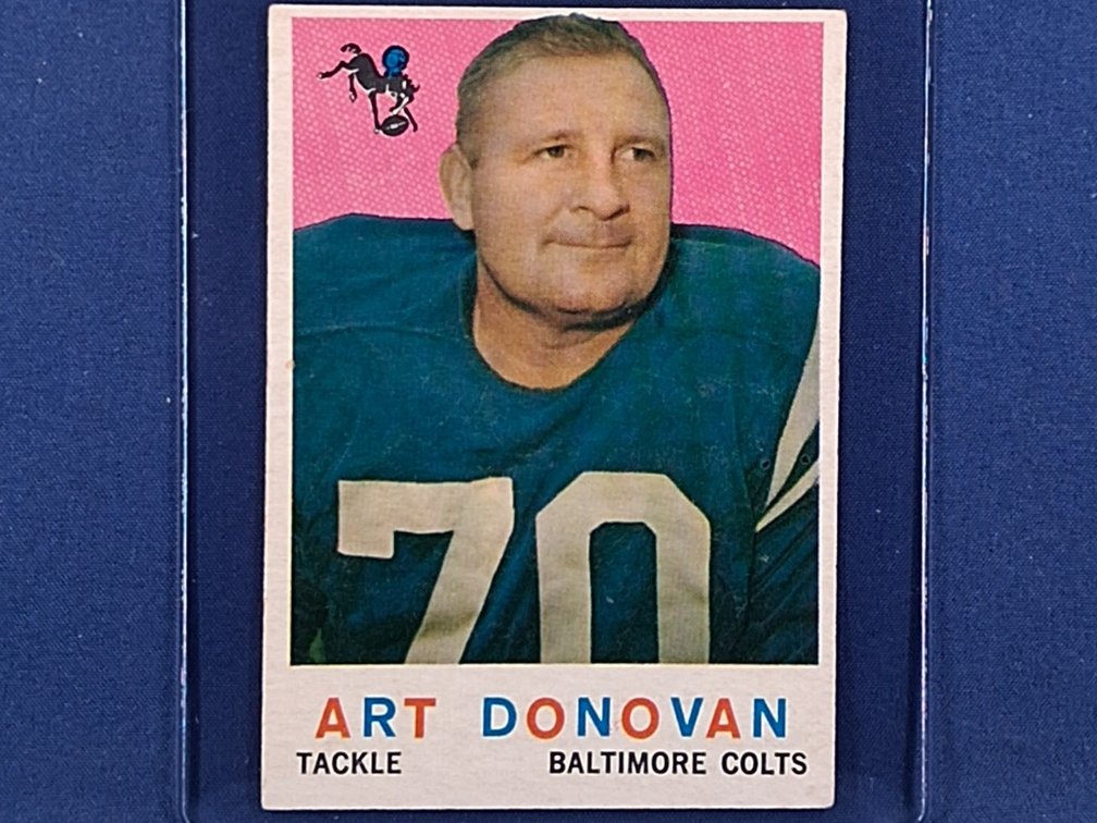 1959 Topps #86 Art Donovan - Baltimore Colts Boston College Eagles