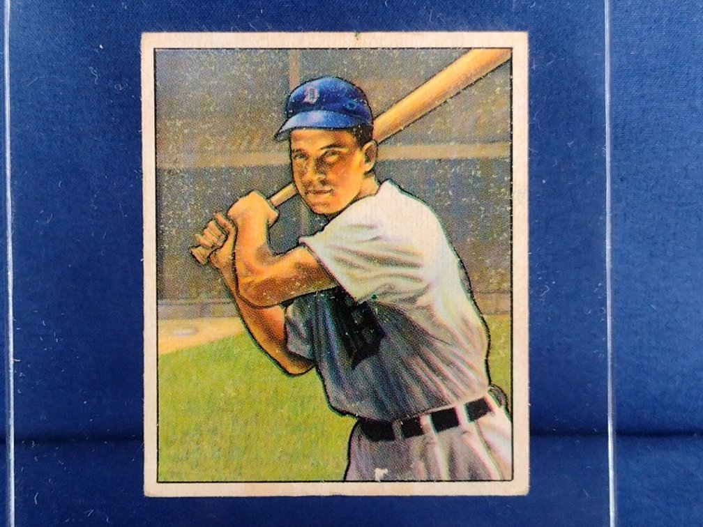 1950 Bowman #9 Vic Wertz - Detroit Tigers