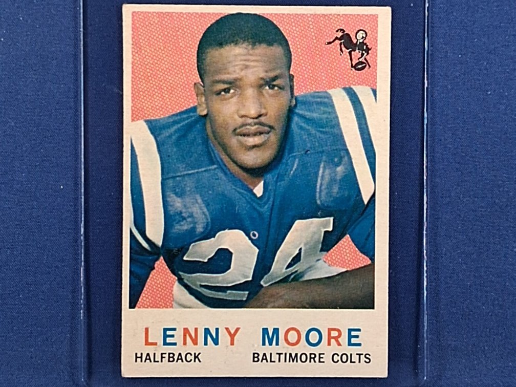 1959 Topps #100 Lenny Moore - Baltimore Colts Penn State Nittany Lions