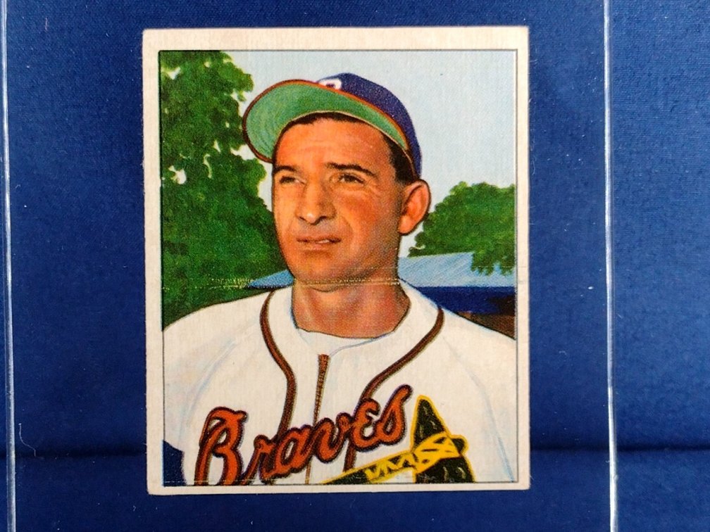 1950 Bowman #109 Sid Gordon - Boston Milwaukee Braves