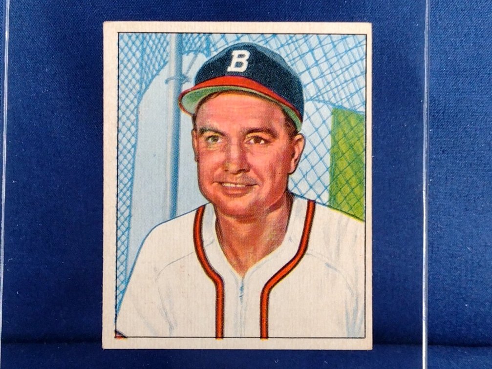 1950 Bowman #111 Walker Cooper - Boston Milwaukee Braves