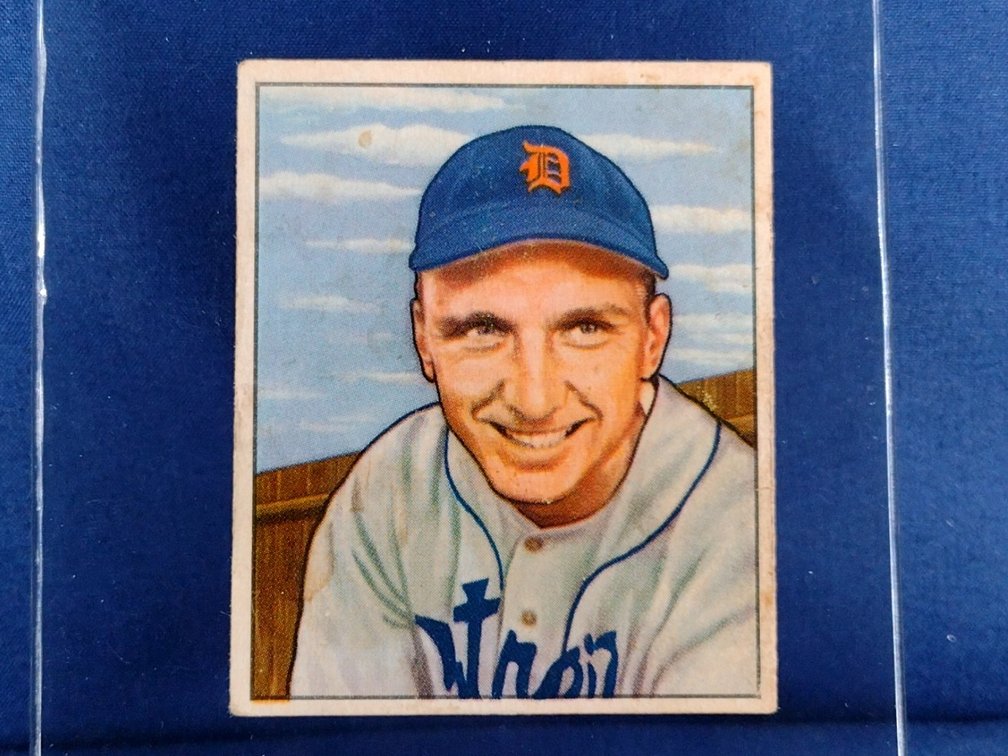 1950 Bowman #242 Dick Kryhoski - Detroit Tigers Baltimore Orioles