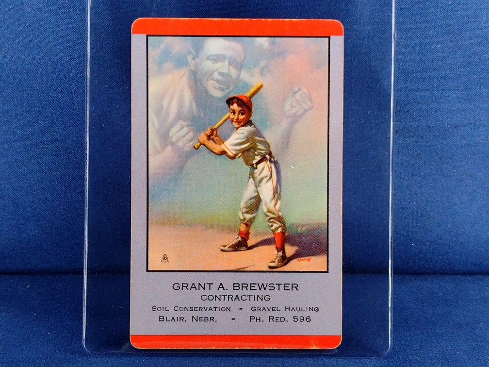 RARE 1953 Brown and Bigelow Babe Ruth - New York Yankees