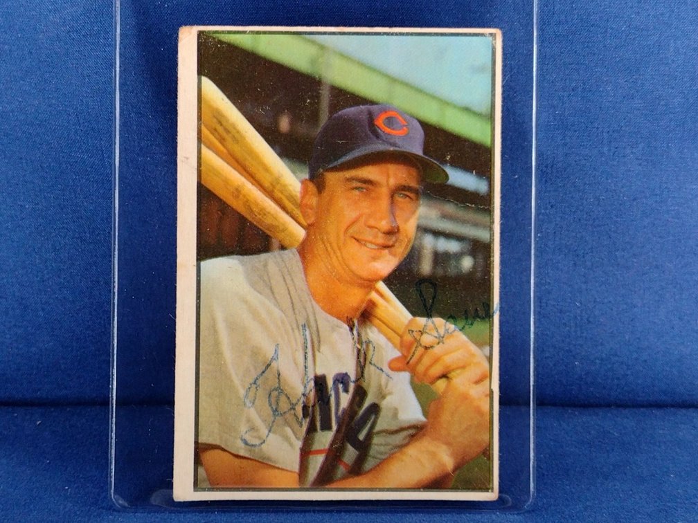 1953 Bowman Color #48 Hank Sauer - Chicago Cubs