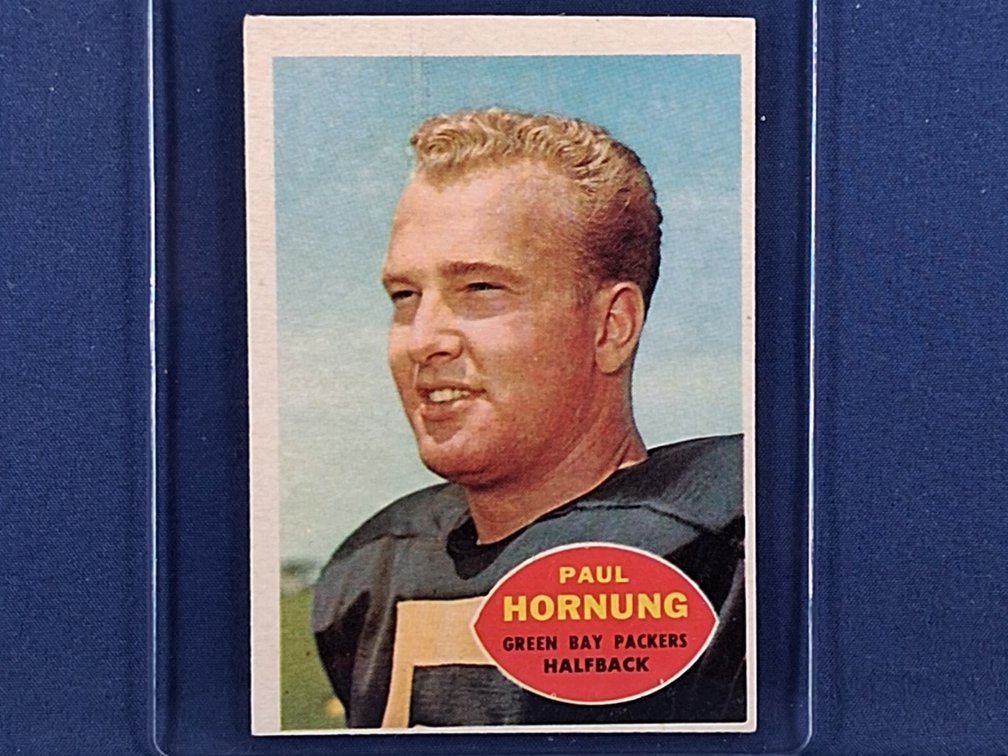 1960 Topps #54 Paul Hornung - Green Bay Packers Notre Dame Fighting Irish