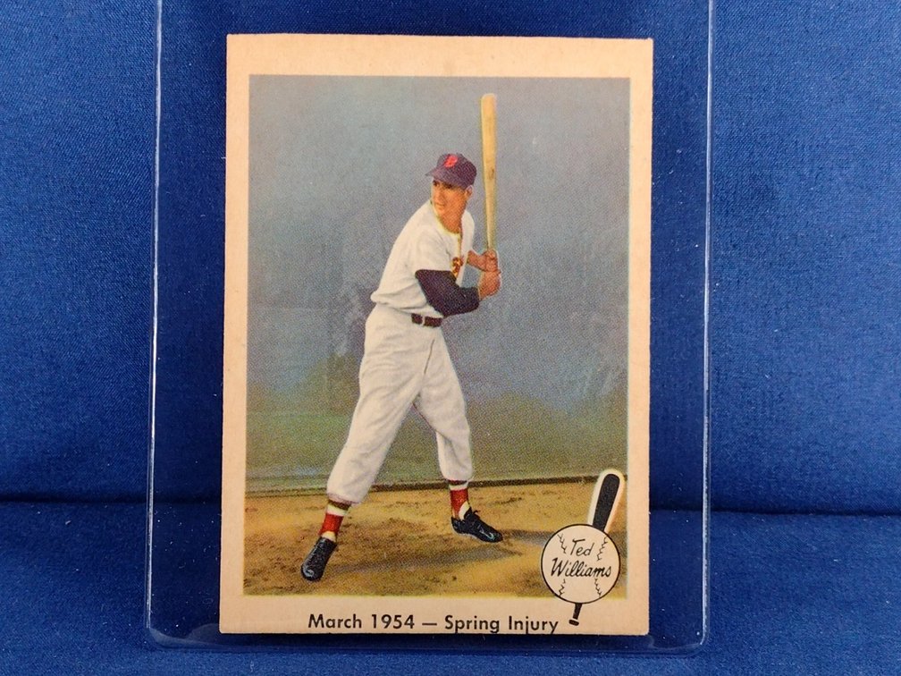 1959 Fleer #50 Ted Williams - March 1954 Spring Injury - Boston Red Sox