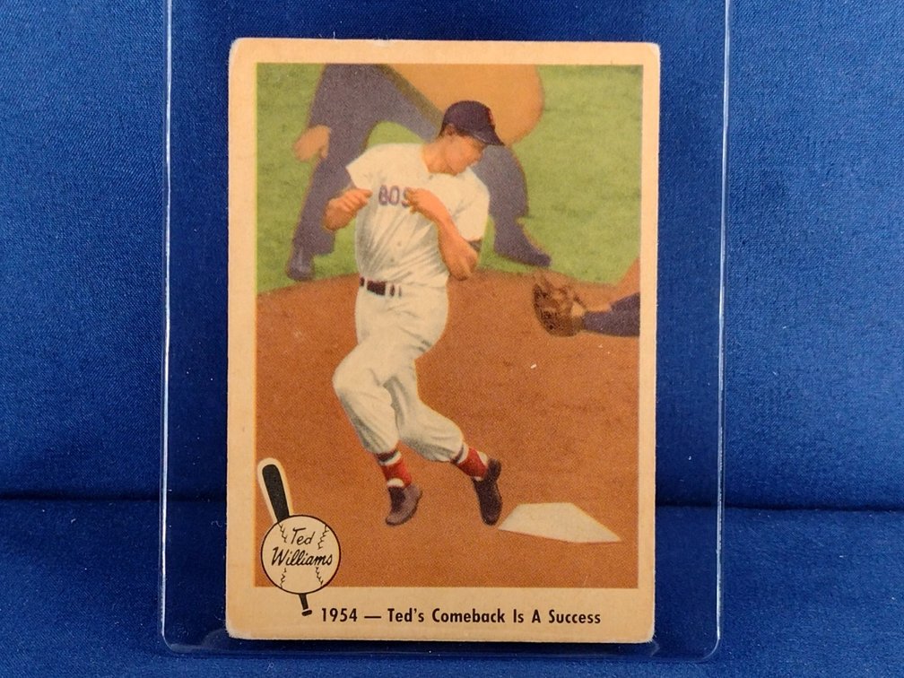 1959 Fleer #53 Ted Williams - 1954 Ted's Comeback is a Success - Boston Red Sox