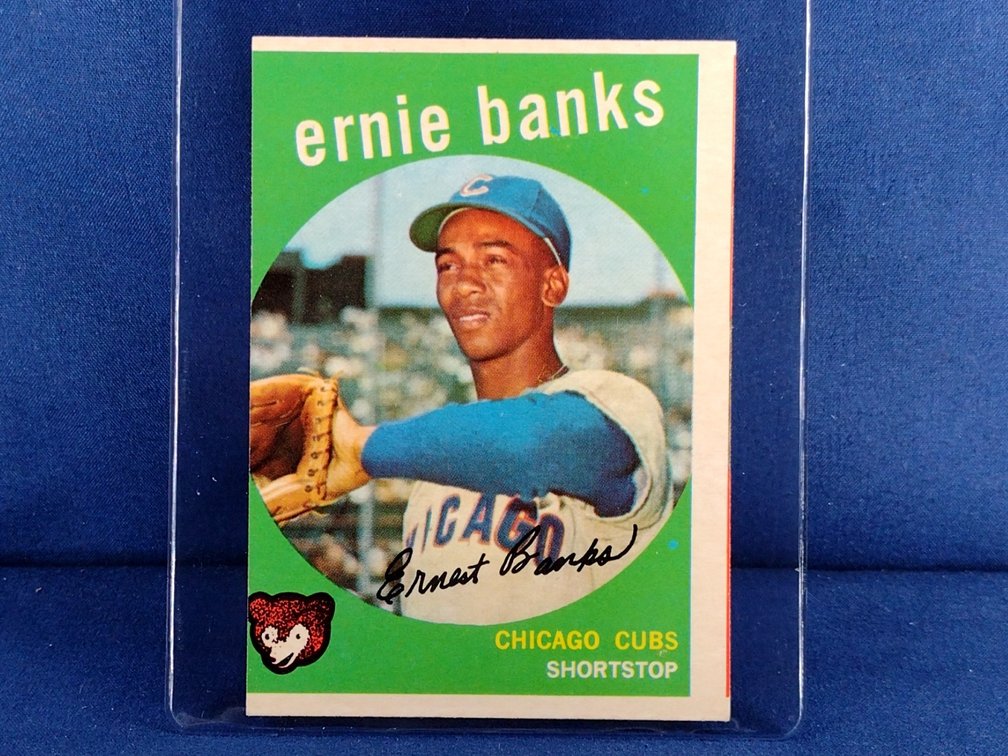 1959 Topps #350 Ernie Banks - Chicago Cubs