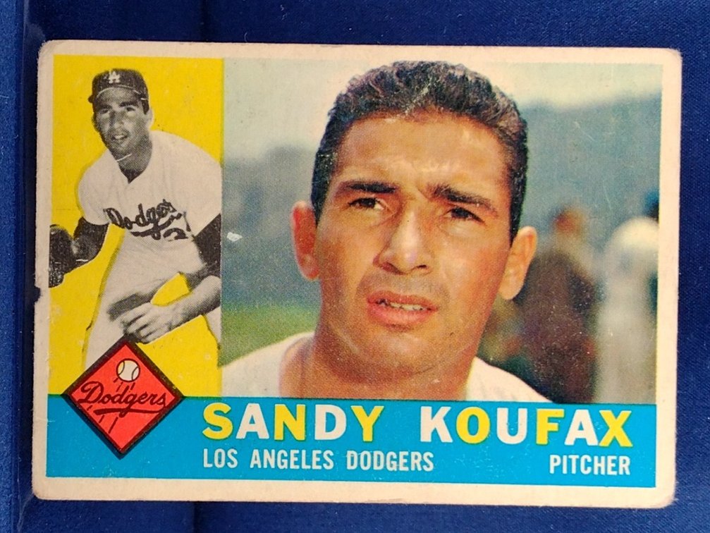 1959 Topps #343 Sandy Koufax - Brooklon Los Angeles Dodgers