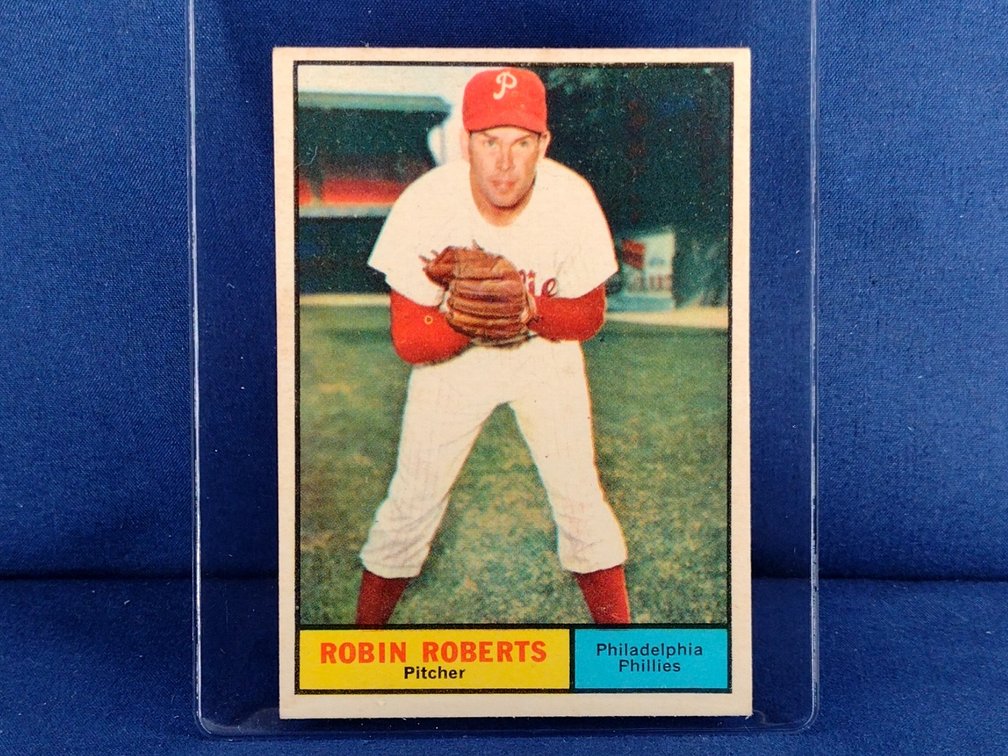 1961 Topps #20 Robin Roberts - Philadelphia Phillies