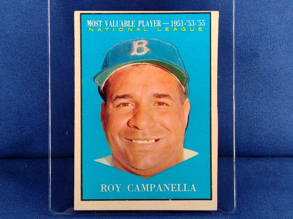 1961 Topps #480 Roy Campanella 1951-52-55 MVP - Brooklyn Los Angeles Dodgers