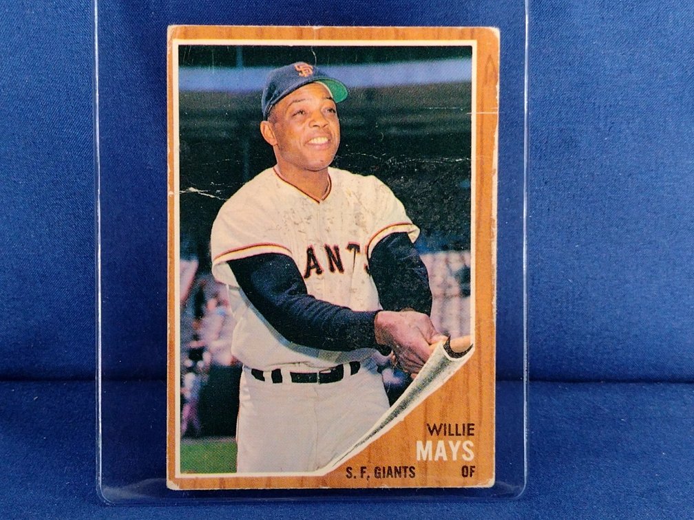 1962 Topps #300 Willie Mays - New York San Francisco Giants